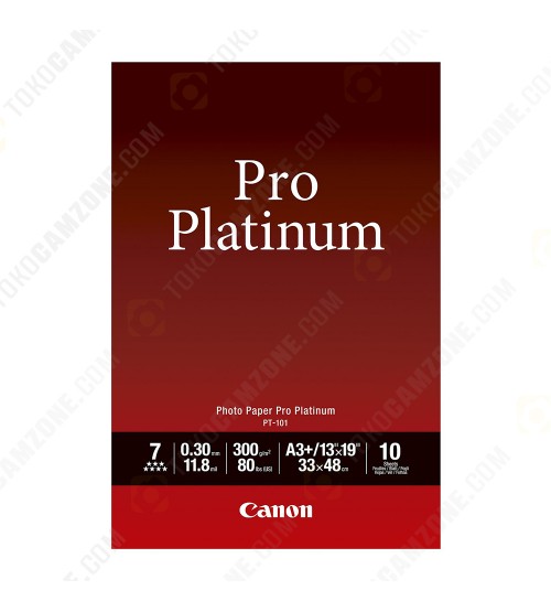 Canon Photo Paper Pro Platinum PT-101/A3+ (10 Sheets)